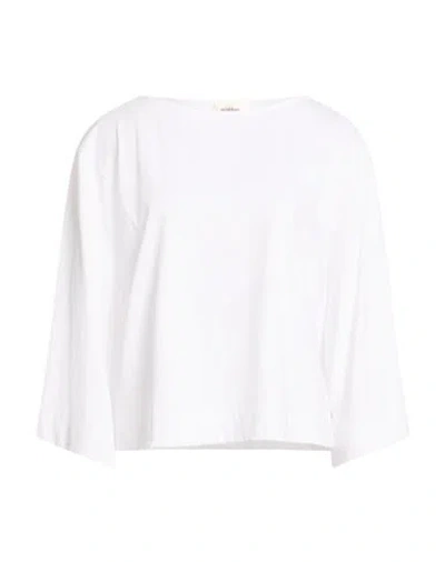 Ottod'ame Woman T-shirt White Size 10 Cotton