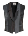 Ottod'ame Woman Tailored Vest Lead Size 4 Polyester, Viscose