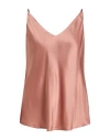 Ottod'ame Woman Top Antique Rose Size 10 Viscose In Pink