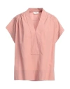 Ottod'ame Woman Top Antique Rose Size 8 Cotton In Pink
