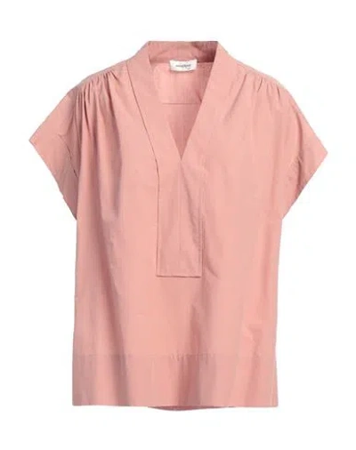 Ottod'ame Woman Top Antique Rose Size 8 Cotton In Pink