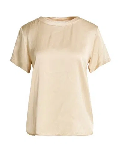 Ottod'ame Woman Top Beige Size 12 Viscose In Brown