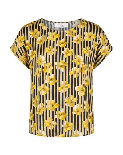 Ottod'ame Woman Top Mustard Size 4 Viscose In Multi