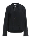 Ottod'ame Woman Top Black Size 10 Acetate, Silk