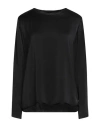 Ottod'ame Woman Top Black Size 10 Viscose In Black