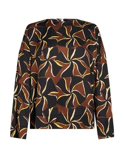 Ottod'ame Woman Top Black Size 10 Viscose