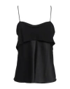 Ottod'ame Woman Top Black Size 12 Viscose