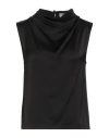 Ottod'ame Woman Top Black Size 12 Viscose