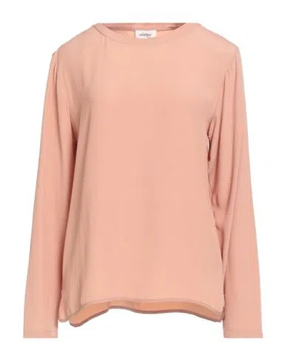 Ottod'ame Woman Top Blush Size 12 Acetate, Silk