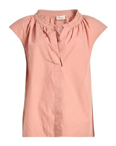 Ottod'ame Woman Top Blush Size 6 Cotton In Pink