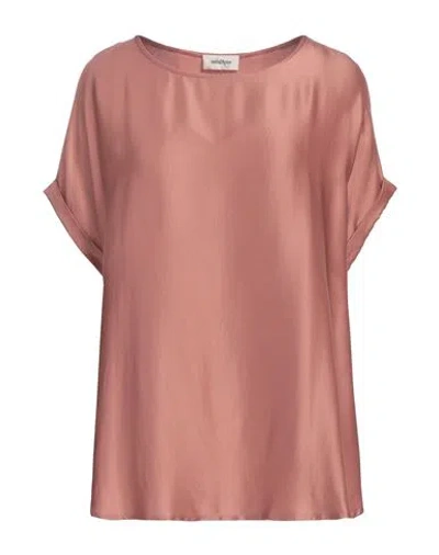 Ottod'ame Woman Top Blush Size 8 Viscose In Pink