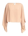 Ottod'ame Woman Top Blush Size Onesize Acetate, Silk In Pink