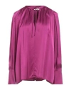 Ottod'ame Woman Top Fuchsia Size 10 Viscose In Pink