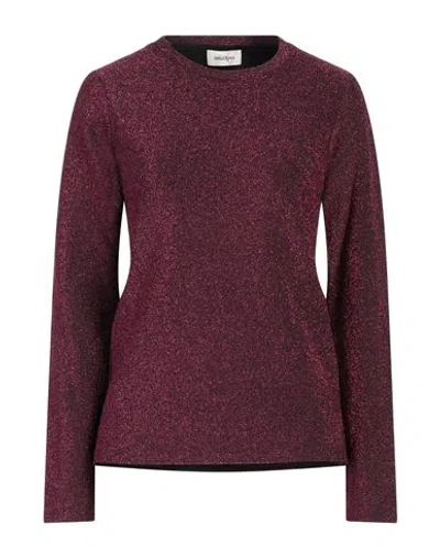 Ottod'ame Woman Top Fuchsia Size 12 Viscose, Polyester, Polyamide, Elastane In Pink