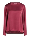 Ottod'ame Woman Top Garnet Size 4 Viscose In Red