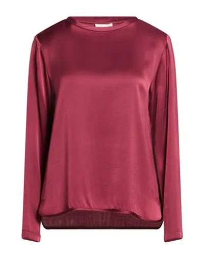 Ottod'ame Woman Top Garnet Size 4 Viscose In Red