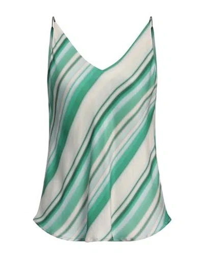 Ottod'ame Woman Top Green Size 6 Viscose