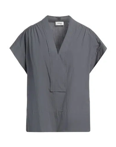 Ottod'ame Woman Top Grey Size 12 Cotton