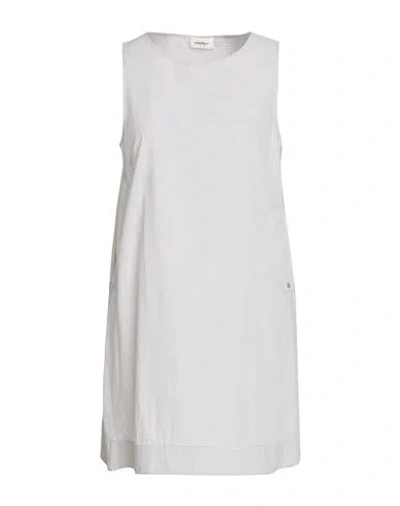 Ottod'ame Woman Top Light Grey Size 4 Cotton In Gray