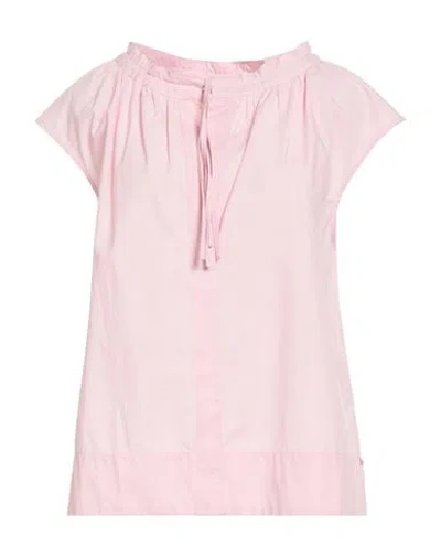 Ottod'ame Woman Top Light Pink Size 10 Cotton