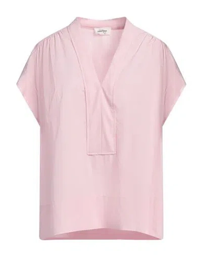 Ottod'ame Woman Top Light Pink Size 12 Cotton