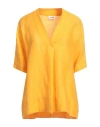 Ottod'ame Woman Top Mandarin Size 6 Linen