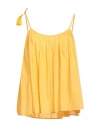 Ottod'ame Woman Top Marigold Size 4 Cotton In Yellow