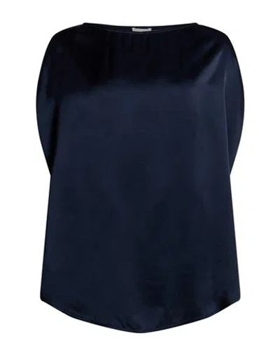 Ottod'ame Woman Top Midnight Blue Size Xxs/xs Viscose In Red