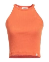 Ottod'ame Woman Top Orange Size 6 Cotton