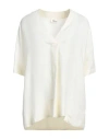 Ottod'ame Woman Top Pastel Yellow Size 6 Linen