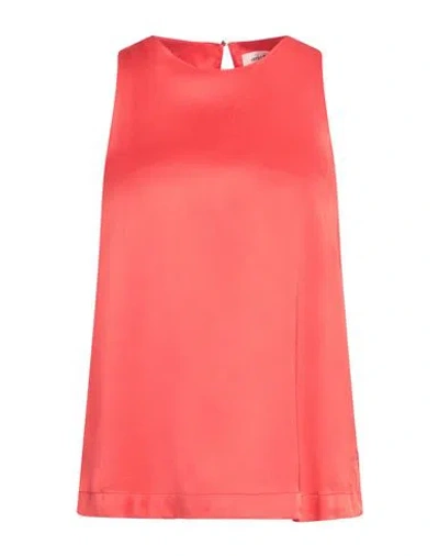 Ottod'ame Woman Top Red Size 10 Viscose