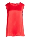 Ottod'ame Woman Top Red Size 12 Viscose In Red