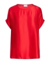 Ottod'ame Woman Top Red Size 6 Viscose