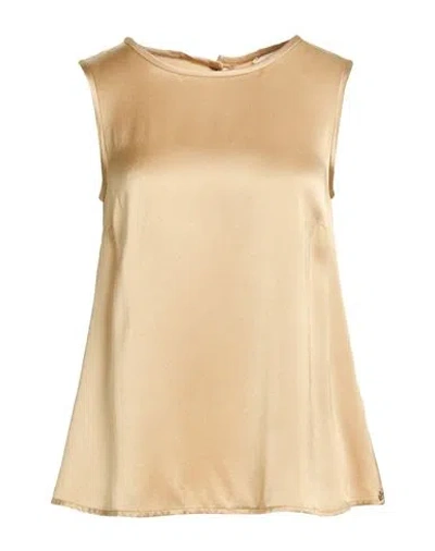 Ottod'ame Woman Top Sand Size 10 Viscose In Neutral