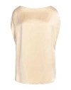 Ottod'ame Woman Top Sand Size Xxs/xs Viscose, Acetate, Silk In Beige