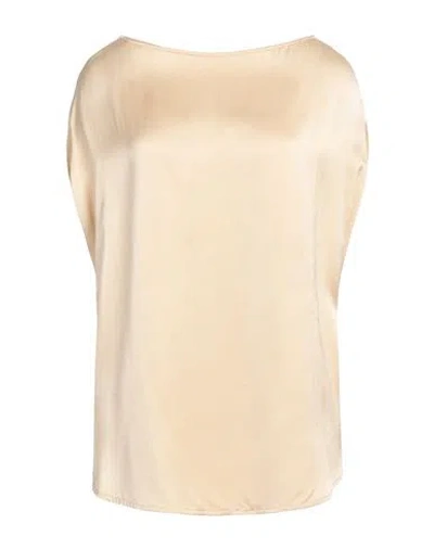 Ottod'ame Woman Top Sand Size Xxs/xs Viscose, Acetate, Silk In Beige