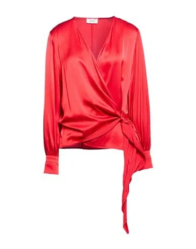 Ottod'ame Woman Top Tomato Red Size 6 Viscose