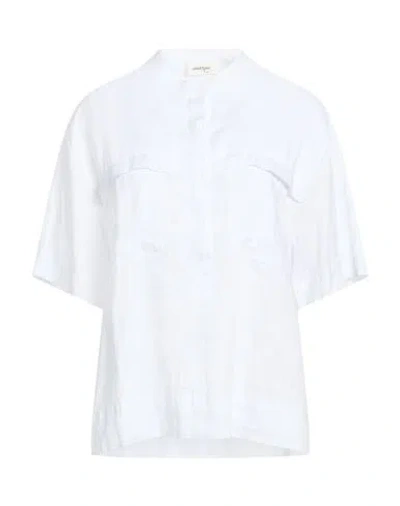 Ottod'ame Woman Top White Size 10 Linen