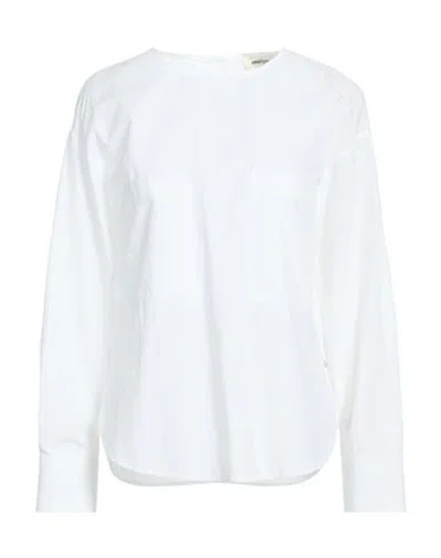 Ottod'ame Woman Top White Size 8 Cotton