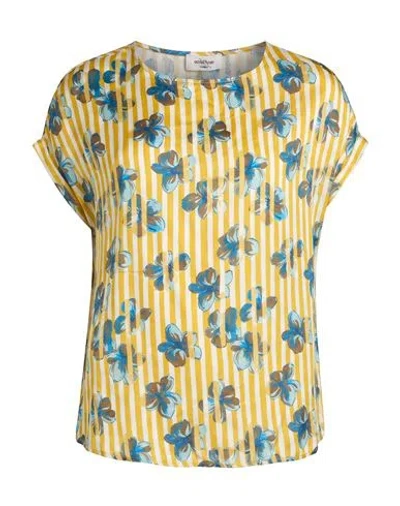 Ottod'ame Woman Top Marigold Size 8 Viscose In Yellow