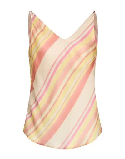 Ottod'ame Woman Top Yellow Size 4 Viscose