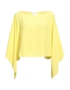 Ottod'ame Woman Top Yellow Size Onesize Acetate, Silk In Yellow