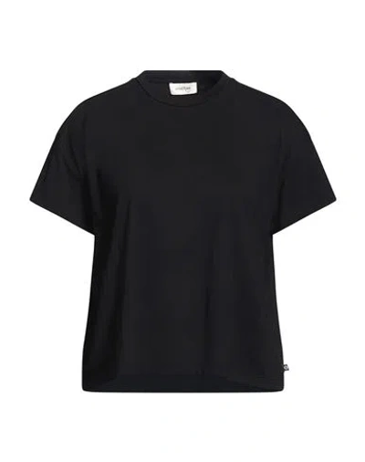 Ottod'ame Woman T-shirt Black Size 10 Cotton