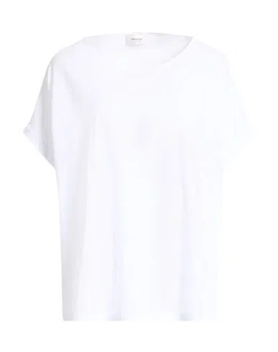 Ottod'ame Woman T-shirt White Size 8 Cotton