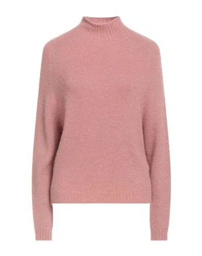 Ottod'ame Woman Turtleneck Antique Rose Size 12 Polyamide, Acrylic, Polyester, Wool, Alpaca Wool