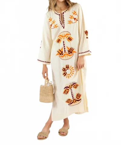 Ottod'ame Women's Dress In Beige In Multi