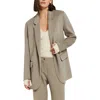 Ottod'ame Wool-blend Blazer In Gray