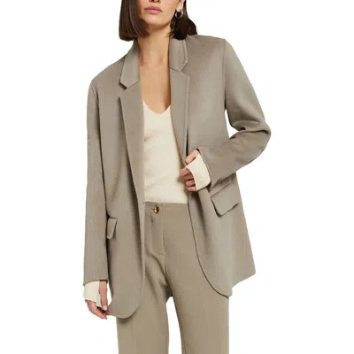 Ottod'ame Wool-blend Blazer In Gray