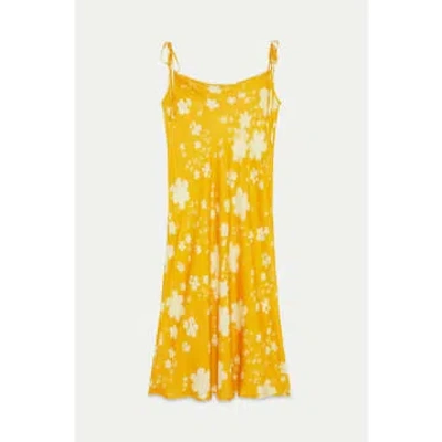 Ottod'ame Yellow Floral Dress