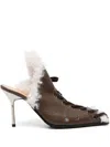 Ottolinger Brown Heel Mules In 褐色